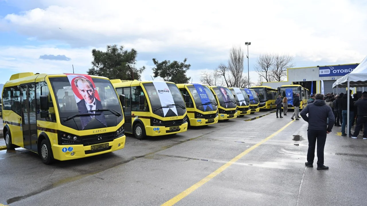 Bursa’da ulaşım filosu büyüyor, hizmet ağı güçleniyor